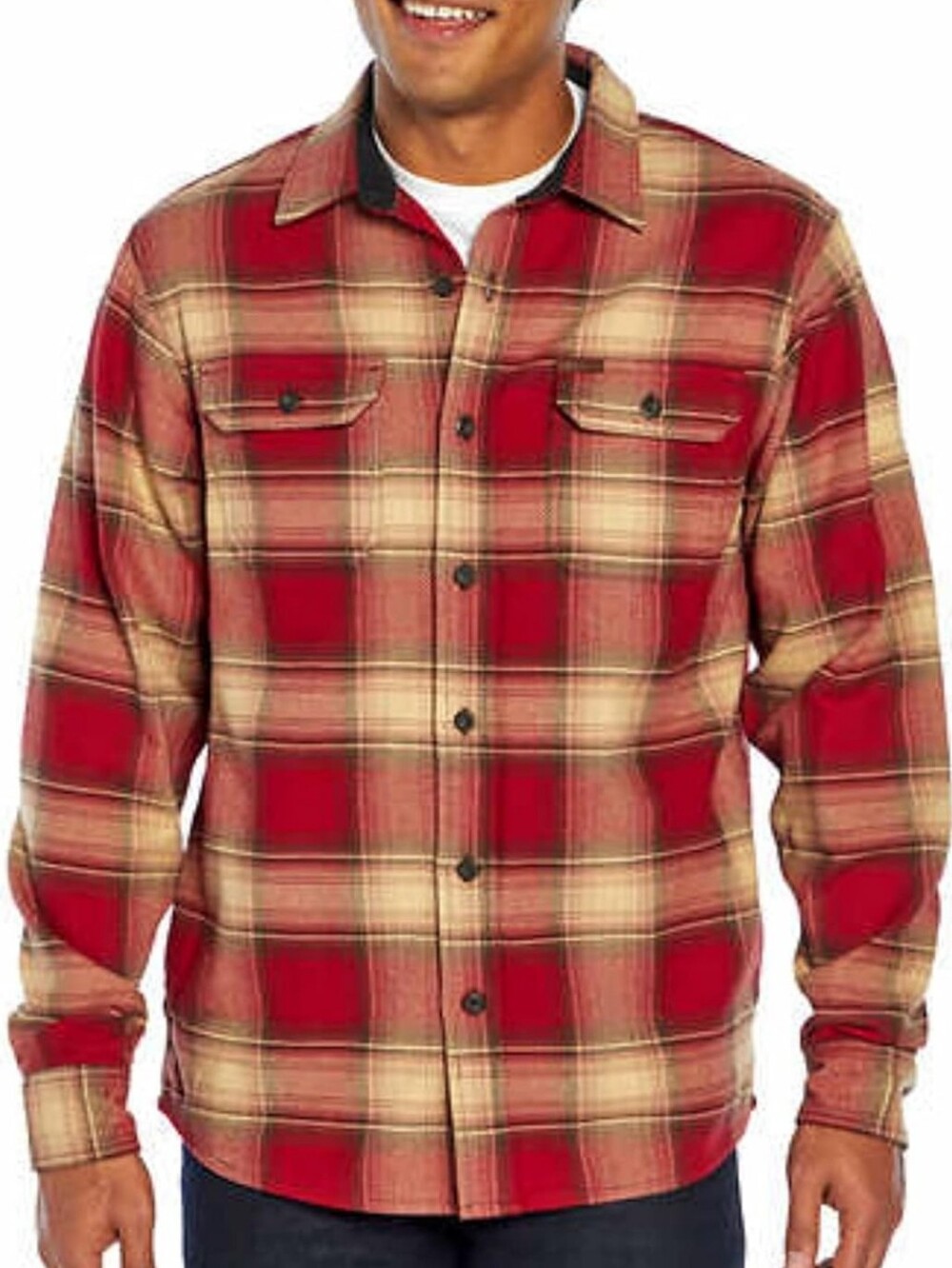 Orvis Heavy Weight Flannel Shirt Jacket Mens XXL